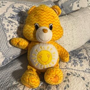Care Bears Yellow Zigzag Plush Funshine